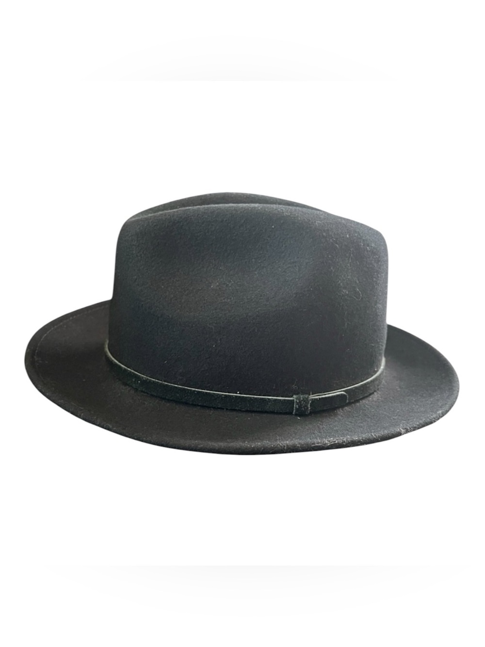 Lite Felt Black Wool Hat